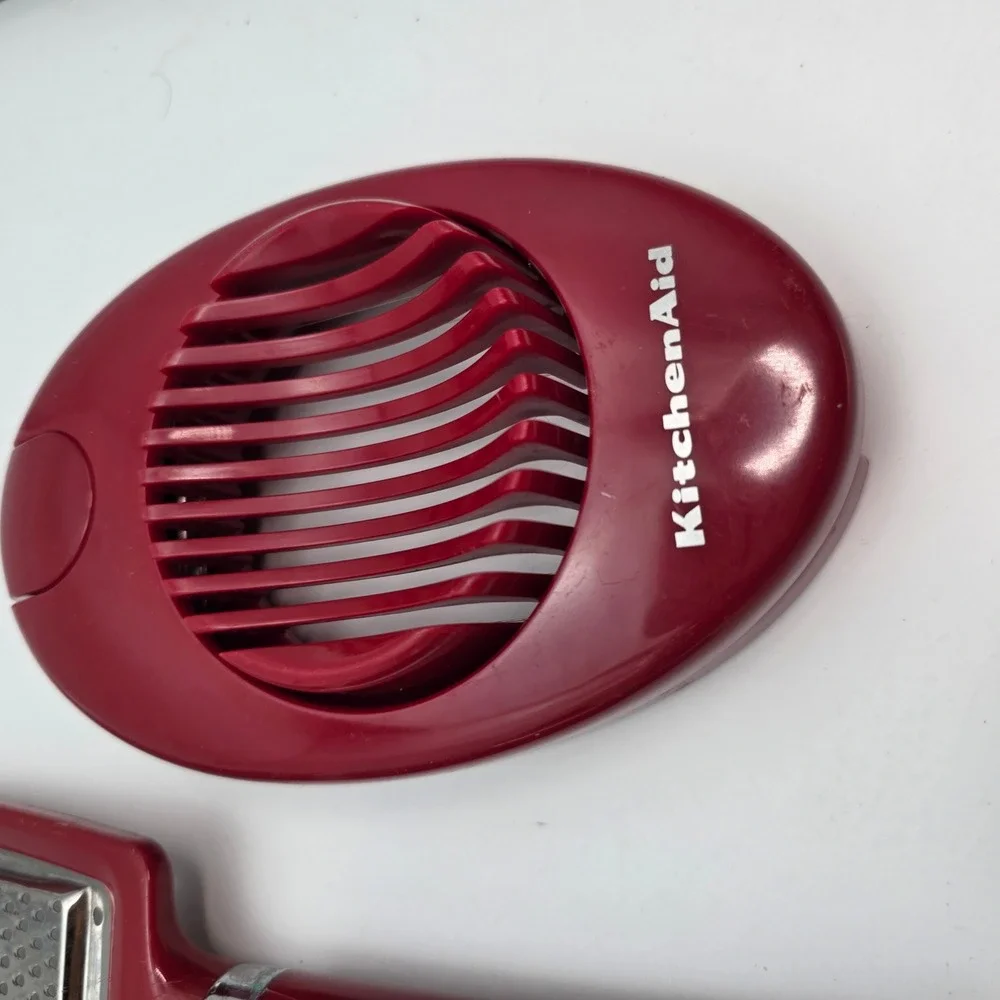 KitchenAid Egg Slicer Grater Mandoline Vegetable Slicer Meat Masher Bundle 4pc